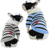 Pet Dog Jumpers for Boston Terriers, Small Striped T-Shirt Sweater for Puppies, Rose