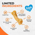 Canine Naturals IrresistiBONES Long Lasting Puppy Chicken and Rice Chew - Made with USA Chicken - All Natural - Added DHA for Healthy Growth - 3 Pack
