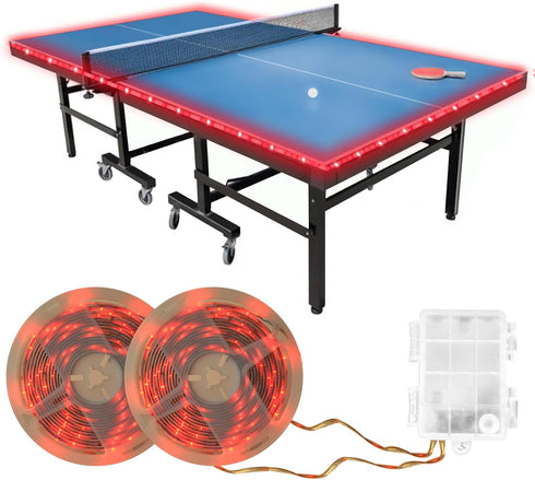 LED Ping Pong Table Light&Net Light, 14 Ft&13 Ft Light Net for