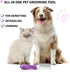 Poodle Pet Detangling Pet Comb - Long & Short Stainless Steel Teeth for Safe & Gentle Grooming