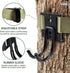 Tree Stand Gear Hanger, Comes with 3 Strong and Durable Double Tree Hooks for Hunting, Sturdy Thick Tie Down Straps,