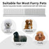 Large Firm Slicker Brush & Pet Comb Value Kit, Extra Long Pin Brush for Goldendoodles, Large Dog Grooming Wire Brush,