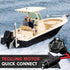Trolling Motor Plug, 12V 24V 8 Gauge 2 Wire Receptacle Compatible with Minn Kota, Quick Connect Socket