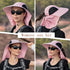 Sun Hat for Men and Women with Neck Flap, UPF 50+ UV Protective Wide Brim Hiking Fishing Hat