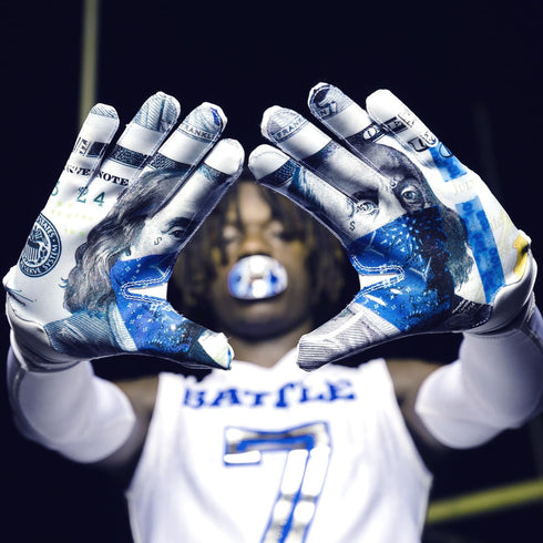 Battle Sports Ultra-Tack Football Gloves for Youth & Adults - No Slip Grip