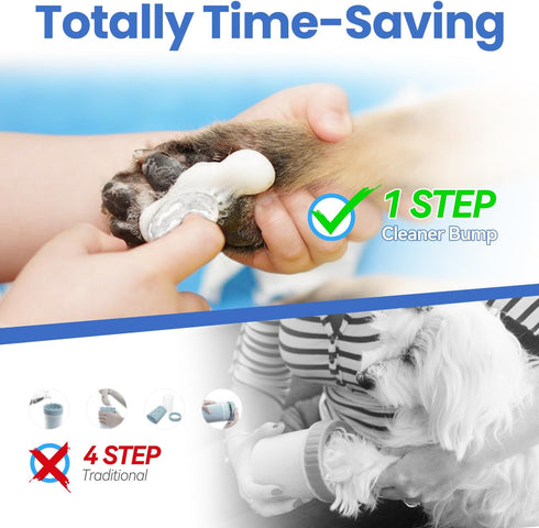 Paw Cleaner | No-Rinse Foaming Cleanser for Dogs Cats | 6.8 fl oz | Gentle and Safe | Deep Clean Pet Paws with