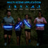 Illumifun LED Running Belt, USB Rechargeable Light Up Sash, High-Visibility Elastic Waistband for Nighttime Activities