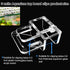 6 pcs Aquarium Lid Clips, Rimless Fish Tank Top Cover Support Holder