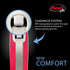 FLEXI New Comfort Retractable Dog Leash, Tape, for Dogs Up to 132lbs, 26 ft, Large, Red/Pastel