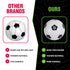Hape DO-U-Play Games Jumbo Soccer Ball, 30” Diameter, Durable Heavy-Duty Rubber Material