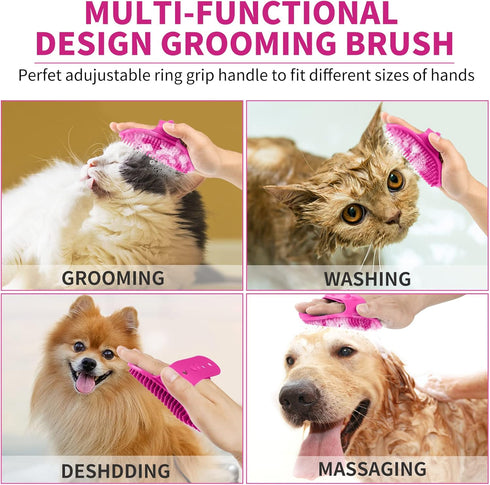 Dog Paw Cleaner, Large Pink