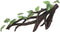 AQUA KT Reptile Climbing Branch Tree Trunk with Leaves for Lizard Bearded