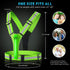 LED Reflective Vest Safety Gear, Light Up High Visibility Running Vest for Night Walking, Cycling