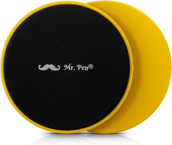 Mr. Pen Core Sliders for Working Out, 2 Pack, Dual Sided Fitness Discs, Exercise Sliders for Strength