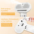 Pet Hair Dryer and Spray Cat Brush, 4 in 1 Steam Comb & Dog Blow Dryer with Water Tank, 3 Heat Settings