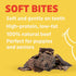 Lovie 16 oz Beef Lung Dog Treats - Dehydrated Air Dried Soft Bites, Single Ingredient, Protein Rich