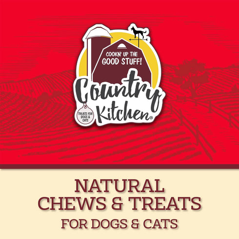Country 3, 16 oz Kitchen Beef Soft Chew Dog Treats, Great Tasting, Made with Real Beef, Rich in DHA & Omega