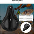 YOUNGDO Bike Seat Cushion with Waterproof Gel Cover, 11.2" x 7.4", Shock Absorbing Cushion for Narrow Bike Seat