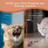 SunGrow Plush Squeaky Mice for Cats, 3 Tug Chews for Kittens' Interactive Fun, Soft Stuffed Fetch for Ferrets