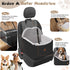 WarmInsula Dog Car Seats for Small Dogs, Detachable Dog Booster Car Seat with Storage Pockets Safety Belt, Pet Booster