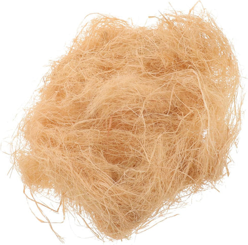 1 Bag Natural Raffia Grass Bird Nesting Materials for Nest Building, Small Animals House Filler Paper for Boxes