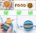Engorgio Interactive Dog Chew Toys Crate Training Aids for Puppies, Puzzle Treat Dispenser with Rope Dogs Toy Ball