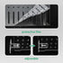 Aquarium Fish Tank Divider, Clear Acrylic Isolation Grid Board with Suction Cups for Fish Partition and Decoration