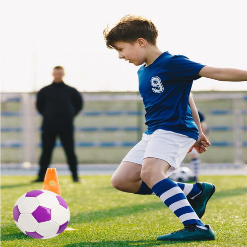 Soccer Ball Size 3, 4, 5 for Practice Training, Gift for Boys Girls with Pump and Needle