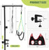 Dog Grooming Arm with Pet Grooming Hammock, getlstub 35" Adjustable No Sit Haunch Holders for Small and Medium Pets