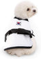 Athletic Costume with Black Belt - Uniform for Dogs Clothes Pullover Sweater Sweatshirts for Boy and Girl (Medium)