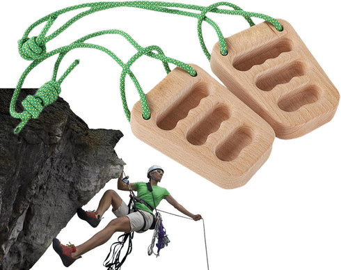 BUBEFSKD Finger Strengthening Board Compacts Wood Climbing Board Portables Fingerboard For Rock Climbing Training