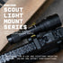 Monstrum Scout Light Mount Series, Compatible with Surefire M300/M600 Series/Streamlight Protac Series