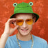 SAOROPEB Frog Hat for Adults and Teens, Cute Cotton Bucket Hat, Funny Fisherman Hat for Men Women
