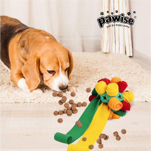 PAWISE Snuffle Ball for Dogs, Sniffle Treat Puzzle Toy, Dog Snuffle Ball Slow Feeder, Enrichment Toy for Mental