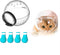Cat Muzzle and Boots, Adjustable Helmet for Grooming, Breathable Hood Face Mask