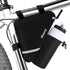 MOOCY Ultralight Reflective Bicycle Triangle Frame Bag with Water Bottle Pouch