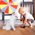 TONY HOBY Summer Dog Pajamas - Soft Breathable Dog Jumpsuit with Polka Dots (Black, L)