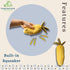 7" Plush Squeaky Toy for Small Dogs - Soft and Washable Corn Design