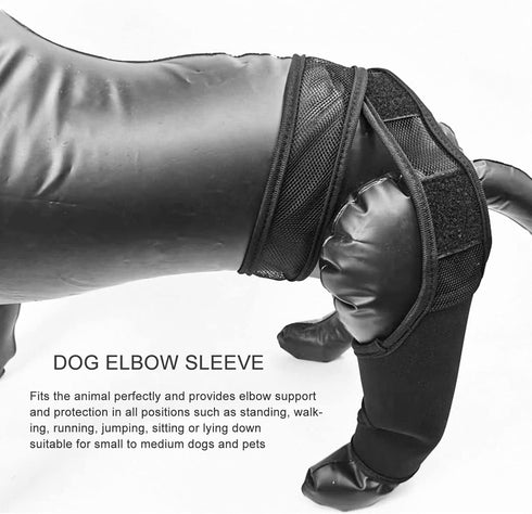 Dog Elbow Brace Protector Pads, Canine Elbow Support for Hygroma, Dysplasia, Osteoarthritis, XL