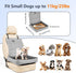 25lbs, Dog Car Seats for Small Dogs, Detachable Soft Cotton Cushion, Comfort Pet Travel Dog Bed, Puppy Car Seat