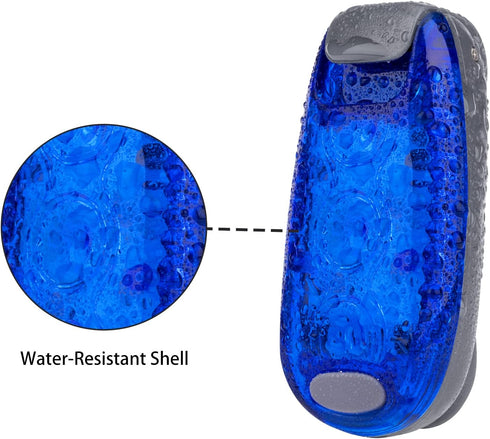 LED Safety Light - High Visibility Strobe Running Lights for Bicycle, Kayak, Walking, Clip-On for Easy Use