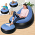SeaSlep Inflatable Chair with Ottoman, Inflatable Couch for Adults with Flocked Surface,