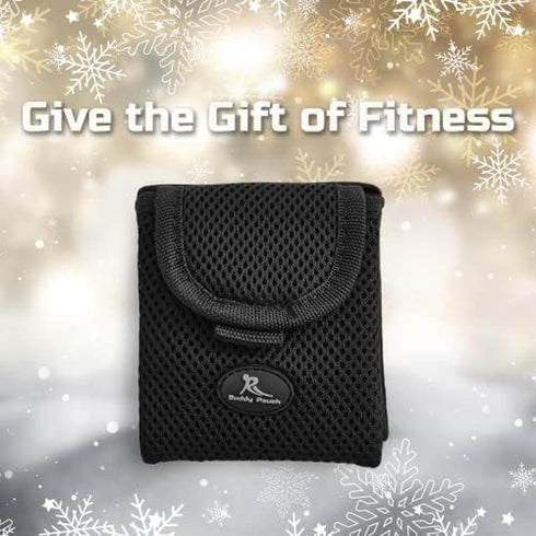 Running Buddy Mini Magnetic Belt Bag - 3.75 In x 4 In Black - Water-Resistant & Bounce-Free Waist Pouch