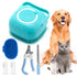 6Pcs Dog Bath Brush, Soft Silicone Pet Shampoo Massage Dispenser Grooming Shower Brush for Dogs and Cats
