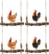 Chicken Bird Swing,Chicken Perch,Natural Wooden Swing Toys,Wood Stand for Chick,Safe and Relief