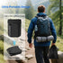 Car/RV/Hiking/Beach/Camping,450lbs Portable Toilet for Adults, Foldable Camping Toilet Travel Floding Potty with Lid