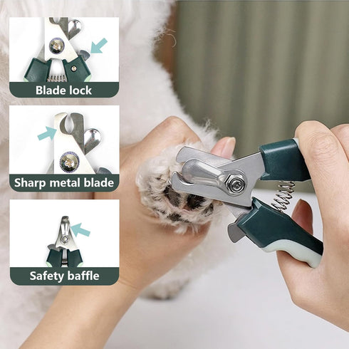BURCHLIFE 8 Grooming Brush Kit - Pcs for Shedding & Matted Fur, Self-Cleaning with Flea Comb, Includes Indoor
