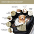 10lbs, ClevaHome Small Dog Car Seat & Travel Carrier & Pet Bed, Non-Slip Booster Seat for Dogs up to Fashionable Pet