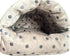 WOWOWMEOW Guinea Pig Cave Bed for Small Animals - Warm Cage Hanging Bed for Rat, Chinchilla, Rabbit (M, Dot-Grey)