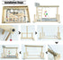 PINVNBY Bird Playground Parrot Playstand Birds Play Stand Wood Exercise Perch Gym Stand Playpen Ladder with Feeder Cups